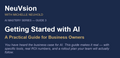 003:  Getting Started with AI.  A Practical Guide for Business Owners