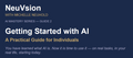 003:  Getting Started with AI. A Practical Guide for Individuals.